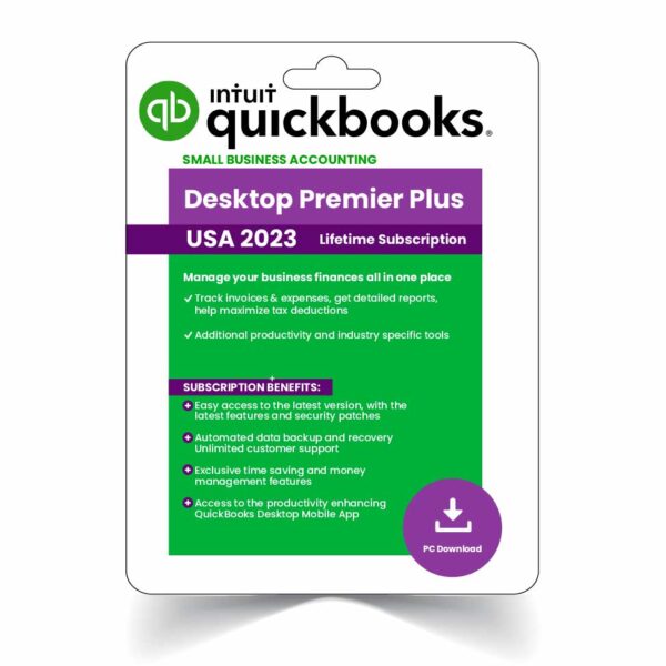 QuickBooks Desktop Premier Plus 2023 - Lifetime Activation